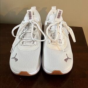 Puma White Athletic Shoes